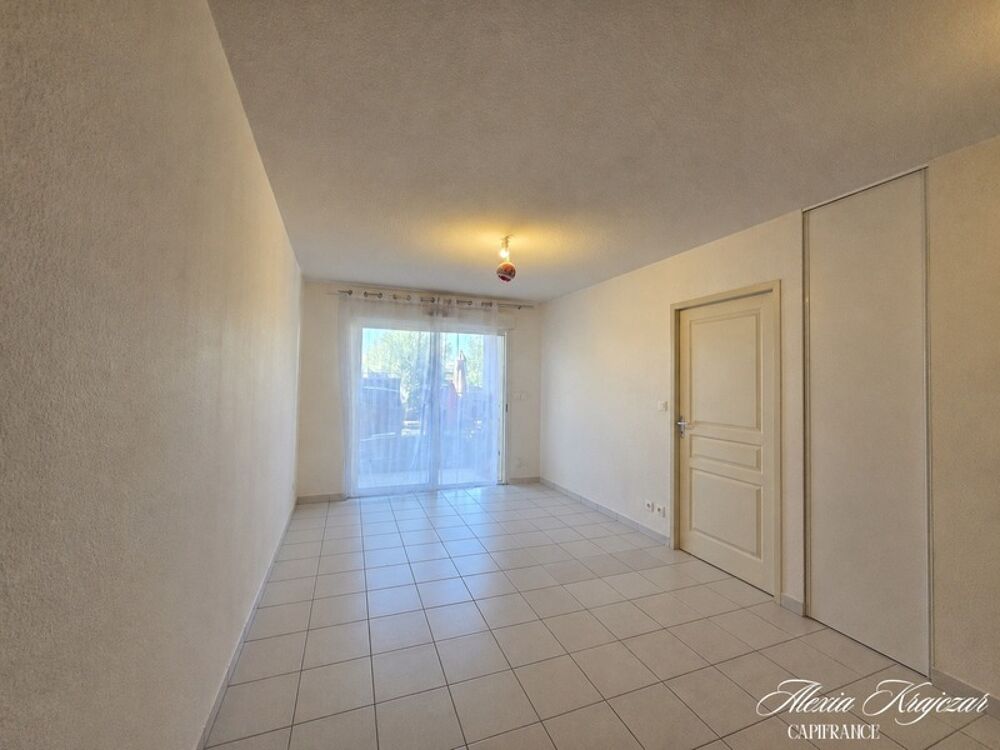 A VENDRE - Appartement T2, 38,56m² Carrez - 1 chambre - Jardin de 42m² - Place de parking privative - Résidence sécurisée - Vend