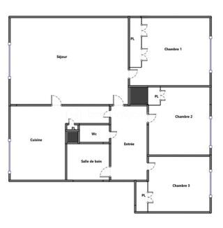  Appartement � vendre 4 pi�ces 68 m�