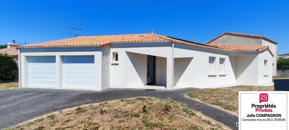 Maison de Plain-pied 120 m² - 5 chambres - garage et terrain