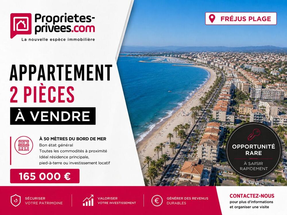 Vente Appartement FREJUS-PLAGE  Appartement 2 pièces Frejus