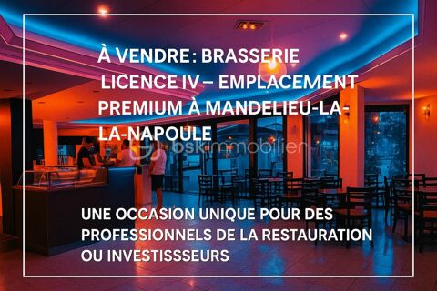 BRASSERIE LICENCE IV � MANDELIEU CENTRE 272500 06210 Mandelieu la napoule