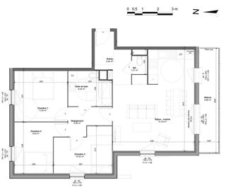  Appartement � vendre 4 pi�ces 81 m�