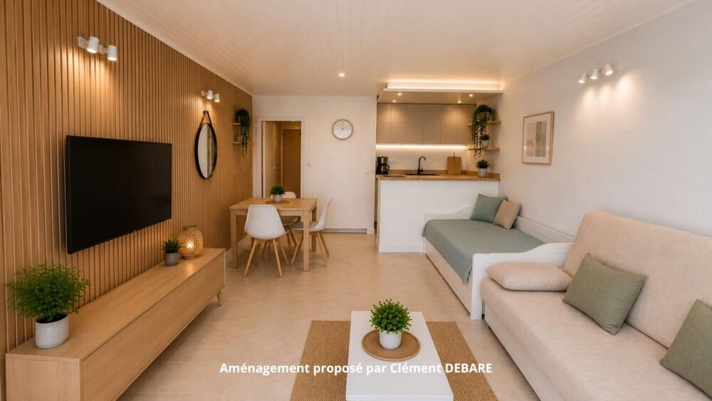 Appartement 1 pièce proche plage