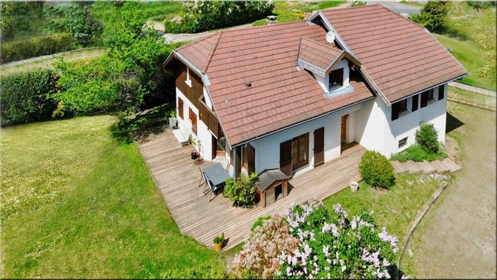 Maison à vendre 6 pièces CROZET (01) Maison traditionnelle de qualité, vue Jura sans vis-à-vis