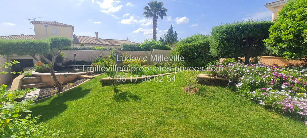 Vente Villa Jolie villa de 156m² avec grand  garage/piscine sur jardin paysager de 1161m² Magalas