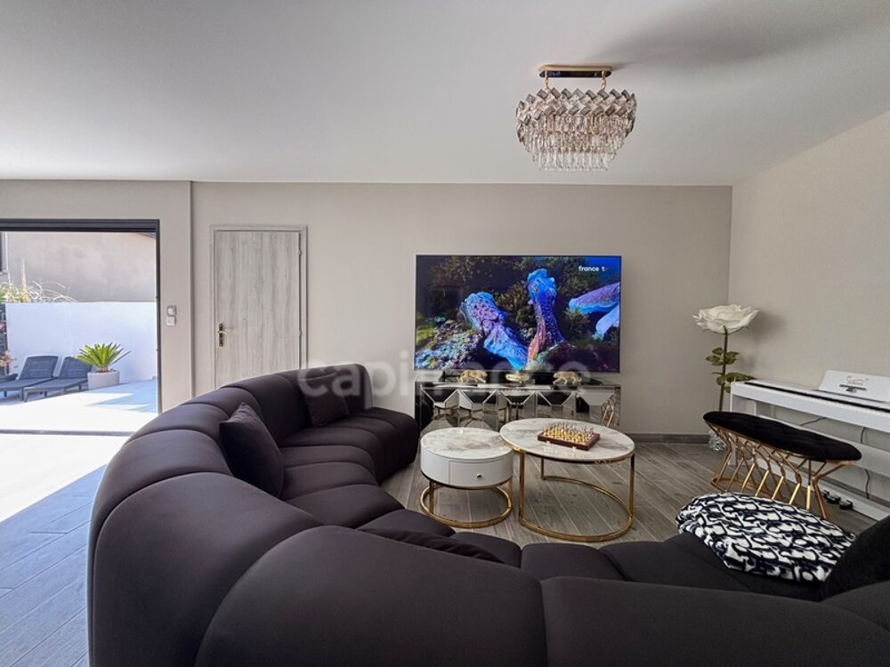 POMÉROLS (34), À VENDRE MAISON CONTEMPORAINE DE PLAIN-PIED P4 , SURFACE TOTALE 120 m2, TERRAIN 370 m2, GARAGE, SECTEUR CALME