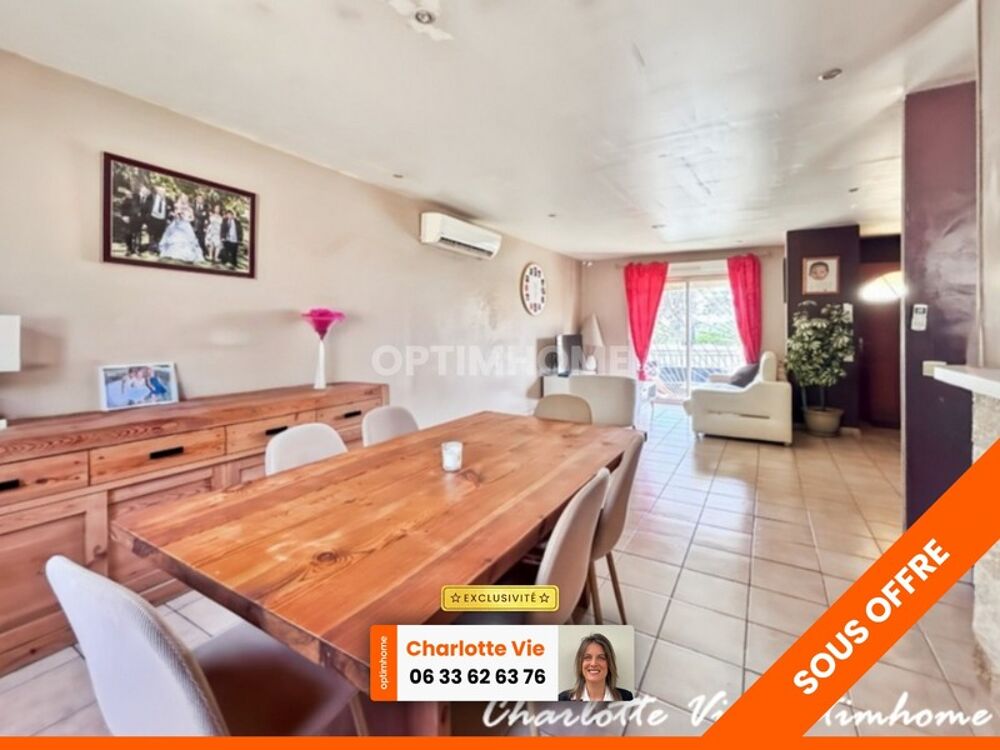 MONTPELLIER OUEST  MAISON FAMILIALE DE PLAIN-PIED AVEC GARAGE ET JARDIN