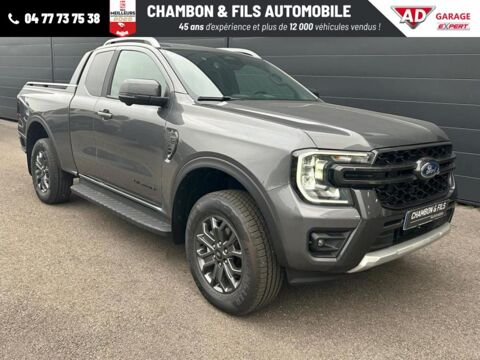 Ford Ranger SUPER CABINE 2.0 ECOBLUE 205 CH BVA10 e-4WD WILDTRAK PRIX : 2025 occasion La Grand-Croix 42320