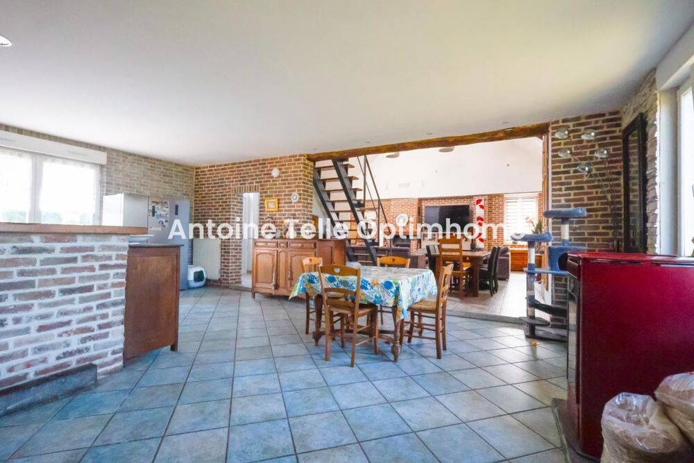 Mazinghien 59360 - Maison type longère individuelle avec jardin clos sur 1300m²