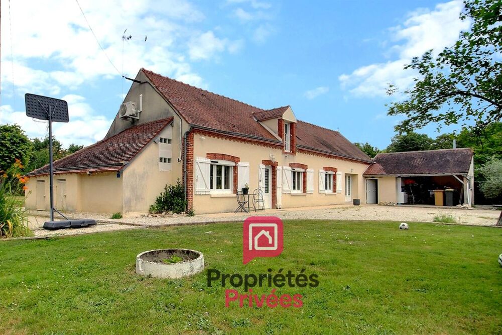CHEVILLON SUR HUILLARD (45700) - Longère rénovée 130 m² habitables - 4 chambres - Terrain de 2 100 m²