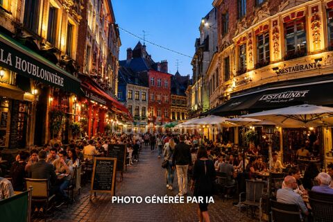   LILLE (59) - Vieux-Lille - Emplacement n°1 - Estaminet avec terrasse 