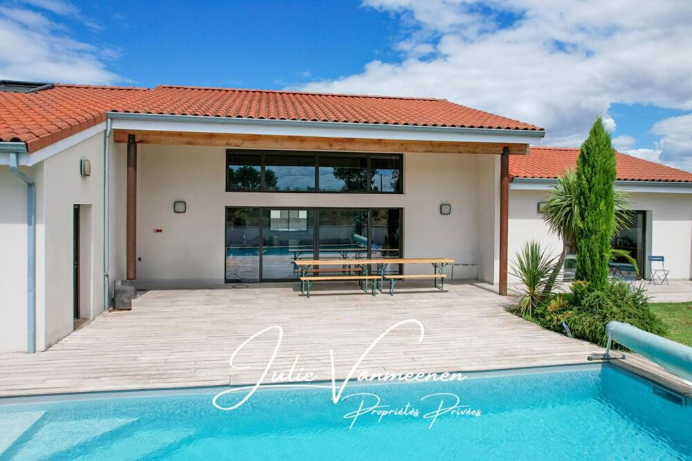 Vente Maison Plaisance-du-Touch 31880 - Maison contemporaine 210 m2 + T2 indépendant - Piscine - Garage 48 m2 Plaisance du touch