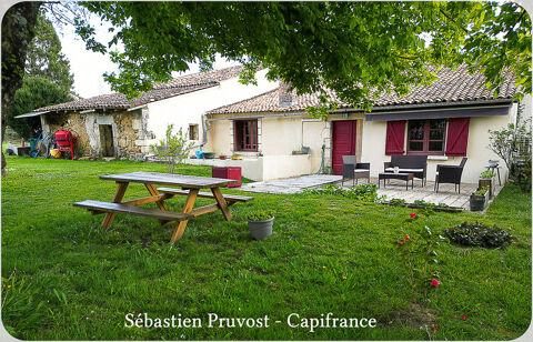   Maison r�nov�e � vendre 3 pi�ces CONNEZAC (24), deux chambres, grange 63m2, terrain 7290m2 dont partie � b�tir Maison - 3 pi�ce(s) - 90 m�