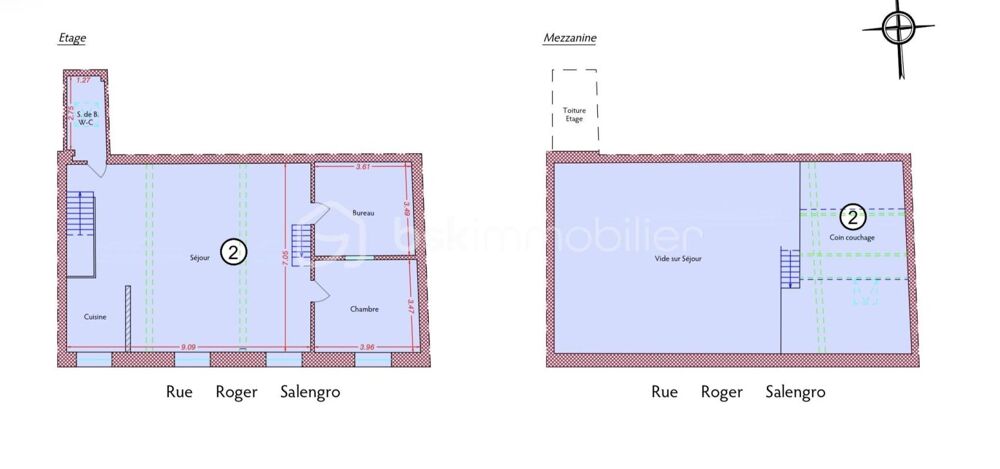 Vente Immeuble Immeuble de rapport 2 lots La madeleine