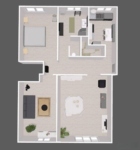  Appartement � louer 3 pi�ces 55 m�