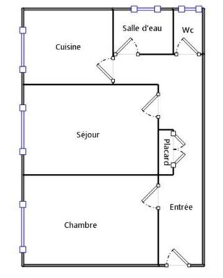  Appartement � vendre 2 pi�ces 49 m�
