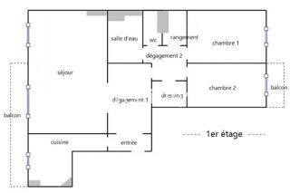  Appartement � vendre 4 pi�ces 86 m�