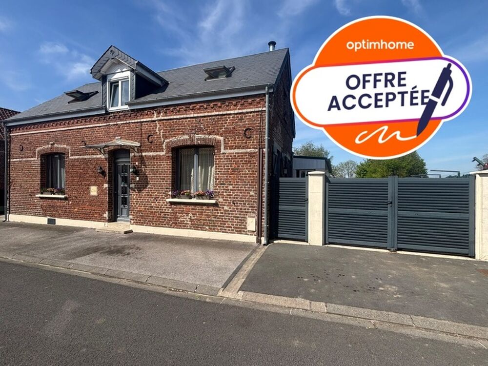 Vente Maison Vaux-Andigny 02110 - Charmante maison individuelle avec garage & jardin clos sur 1470m² Vaux andigny