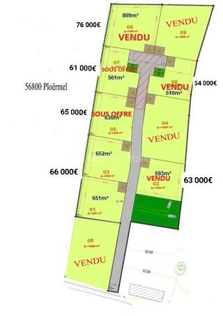  Terrain à vendre 651 m²