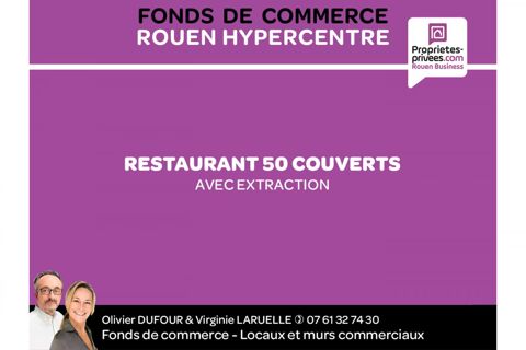   Rouen hyper centre Restaurant 50 couverts 