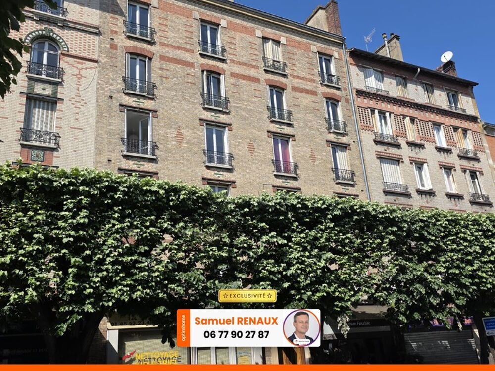 CHOISY LE ROI - Quartier Mairie - Appartement lumineux de "3 pièces" de 51 m² avec cave