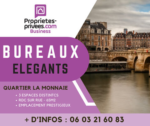 Local professionnel atypique à deux pas du Pont Neuf pour professions libérales ou showroom 740000 75006 Paris