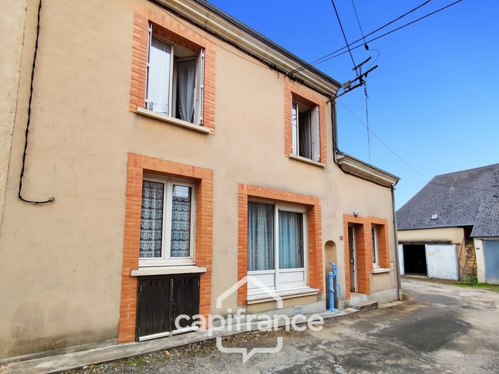 Maison à vendre 5 pièces BESSE SUR BRAYE (72) - terrain 457 m² -