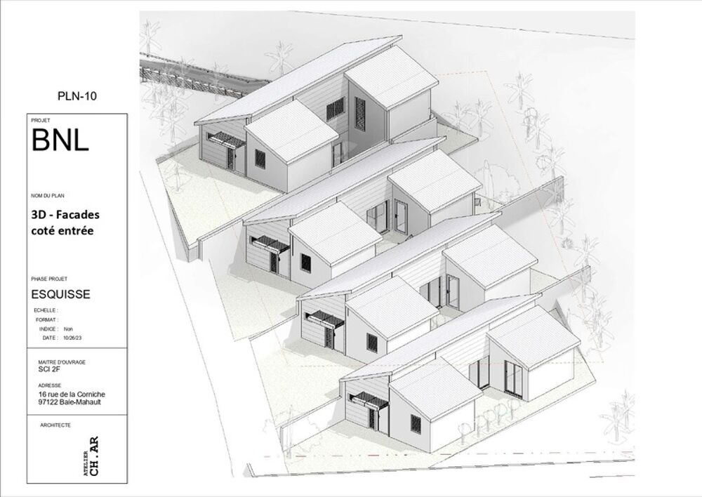 Vente Maison Dpt Guadeloupe (971),  vendre BAIE MAHAULT maison P3 de 64,42 m - Terrain de 216,00 m Baie mahault