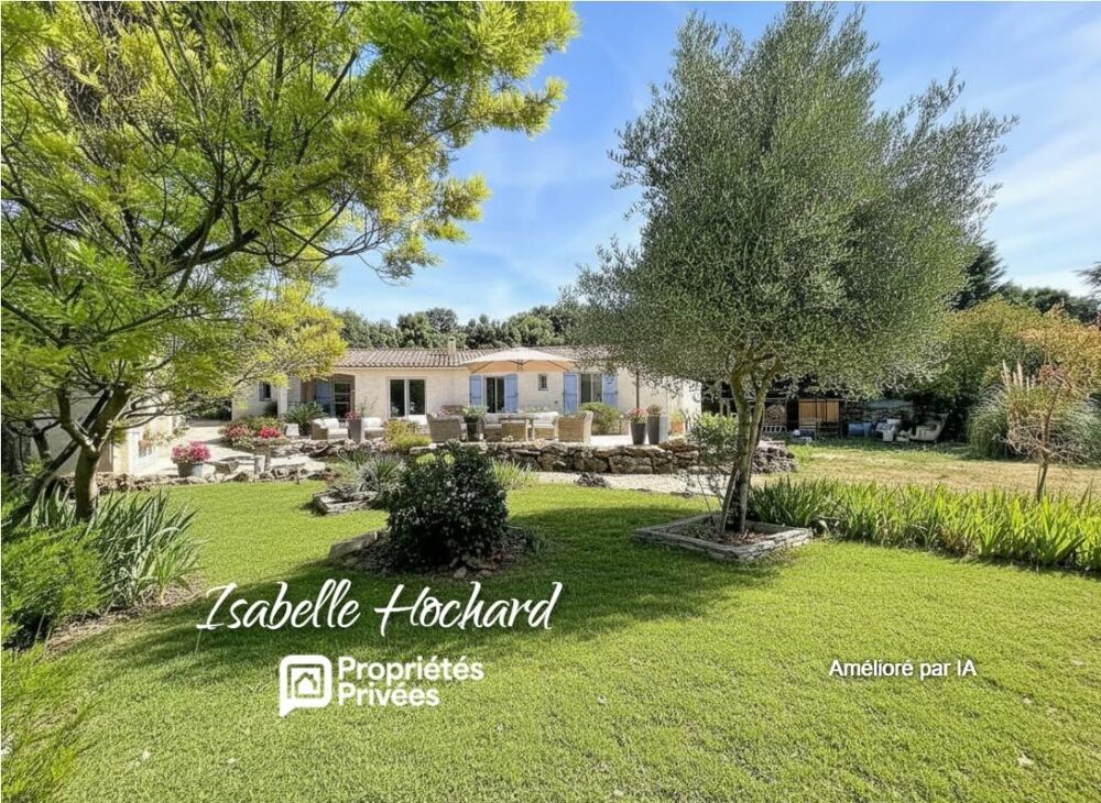 Villa familiale de plain-pied avec piscine et prestations de qualité ? Sainte-Anastasie-sur-Issole