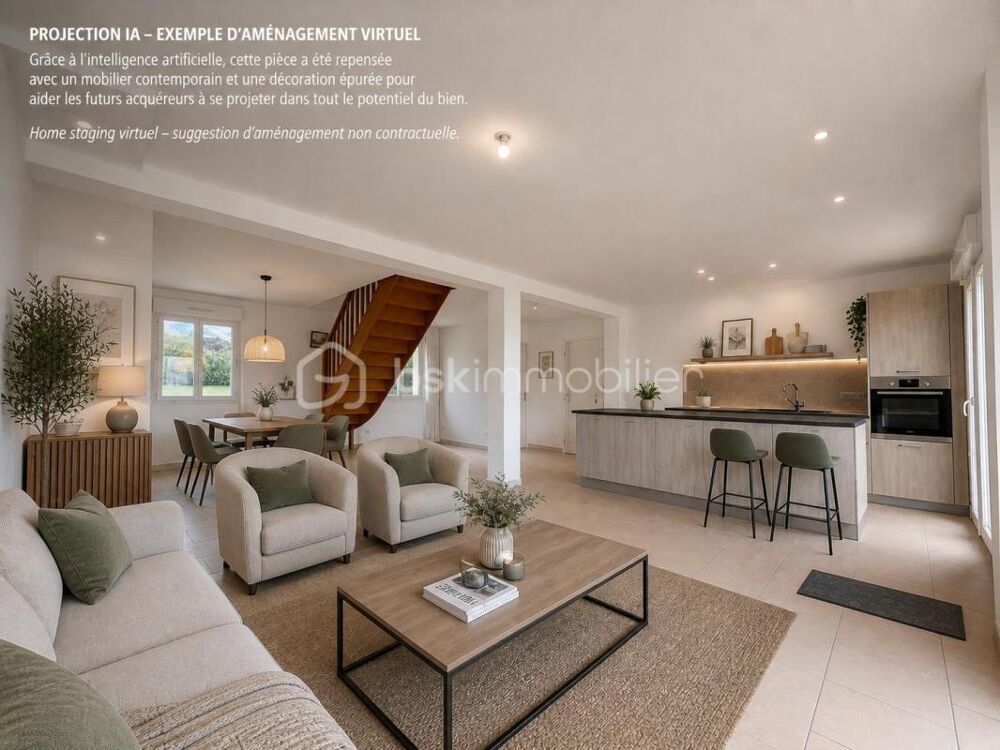 Maison familiale à vendre proche Pont-lÉvêque  3 chambres, terrain 3 900 m²