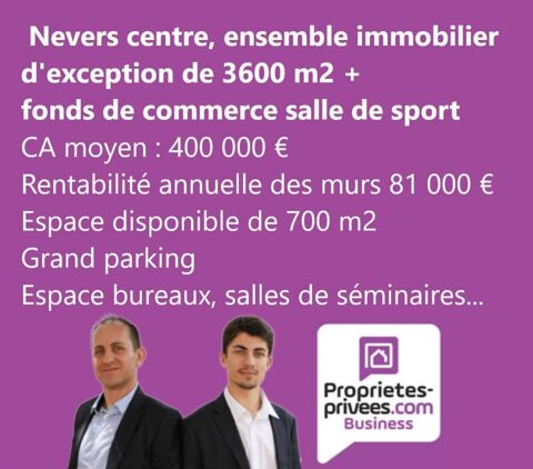 58000 NEVERS - BATIMENT 3.600 M&sup2; 1295000 58000 Nevers