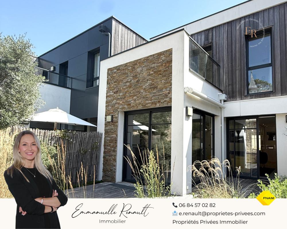 Vente Maison LA BAULE Maison contemporaine d'exception, Emplacement premium. A pied de la Place du marché et des commerces, 5 chambres La baule escoublac
