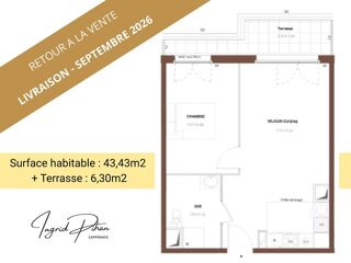  Appartement � vendre 2 pi�ces 43 m�