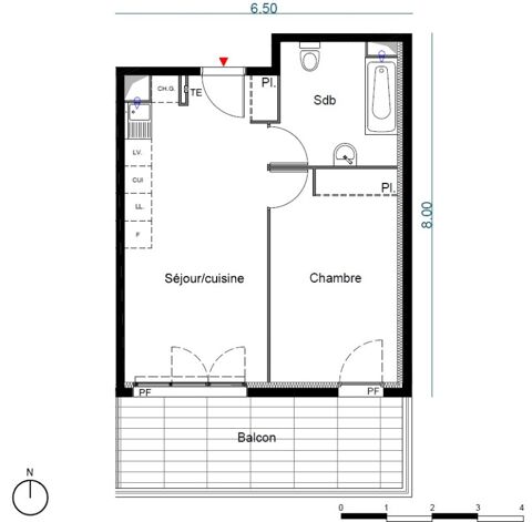  Appartement � louer 2 pi�ces 39 m�