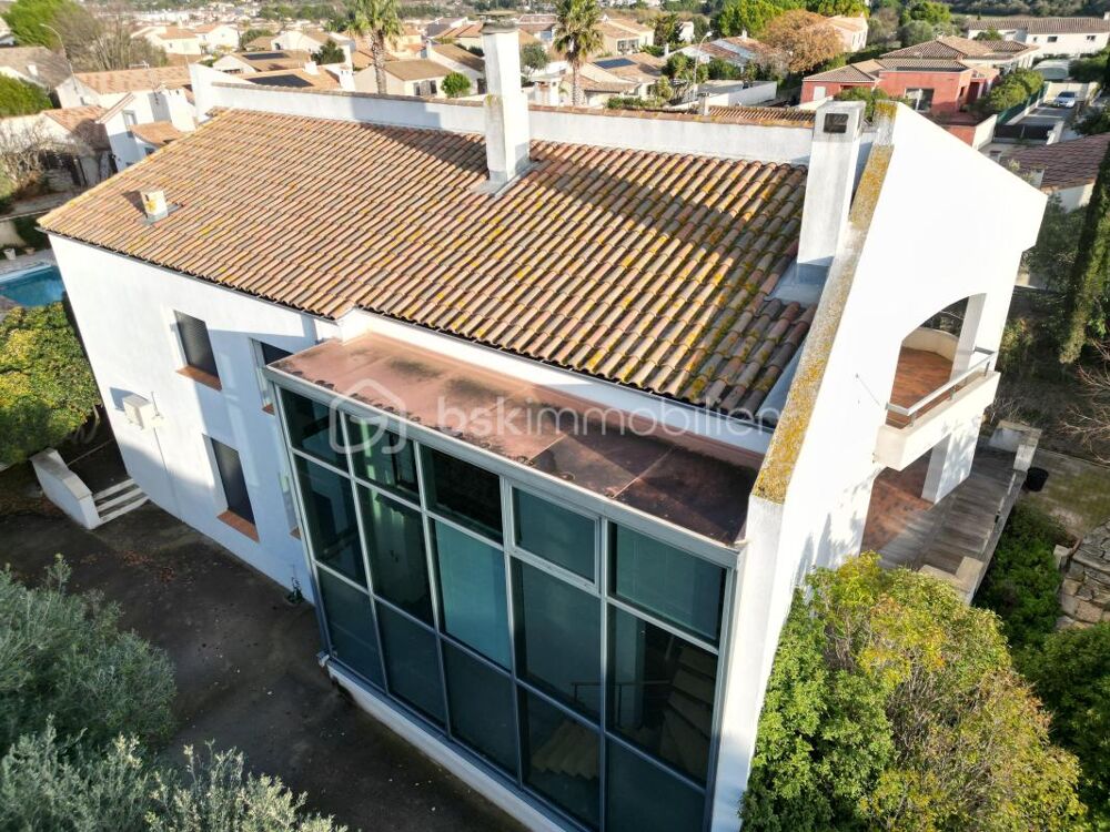 BATISSE D'ARCHITECTE 310m2 BALARUC LE VIEUX VUE ETANG