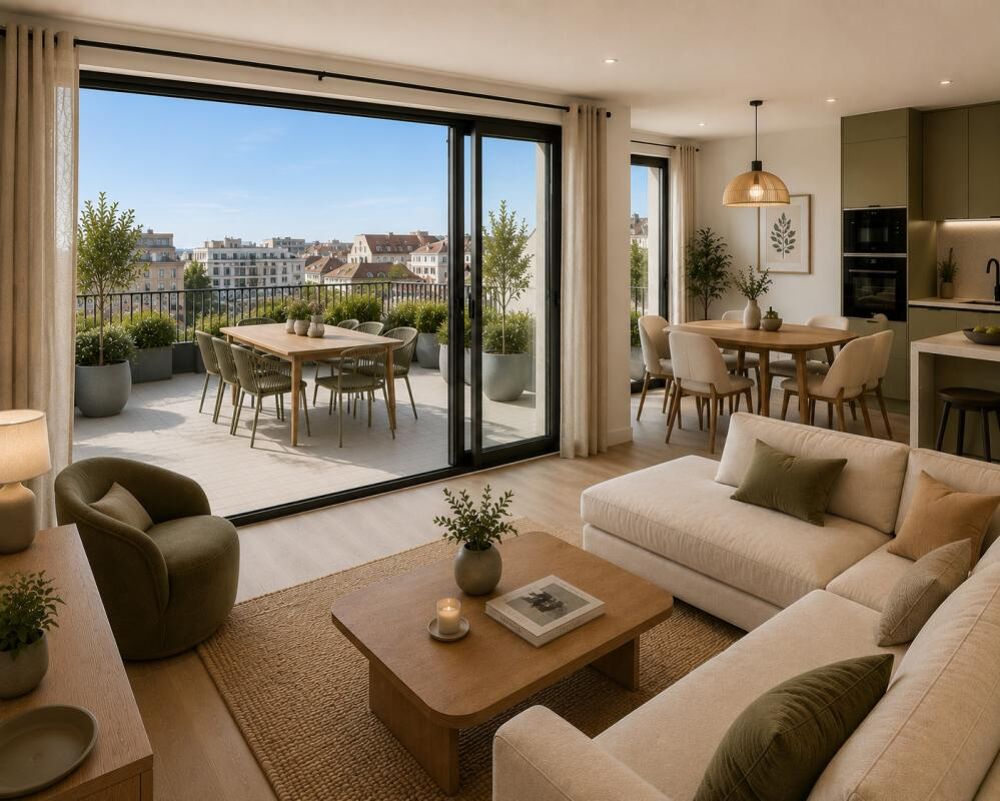 Vente Appartement 4 Pièces spacieux, terrasses, parking Bordeaux