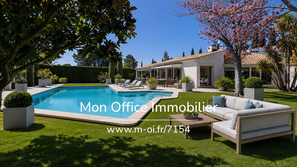 Vente Maison Référence : 7154-VCL - Maison dans un cocon de verdure - 3 chambres, un bureau, une dépendance - BOUC BEL AIR Bouc bel air
