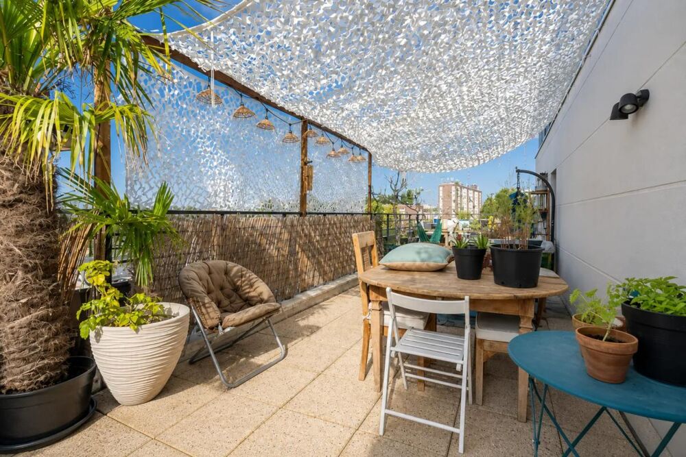 Appartement de 4 pièces de 66 m² et 60 m² de terrasse à Bondy