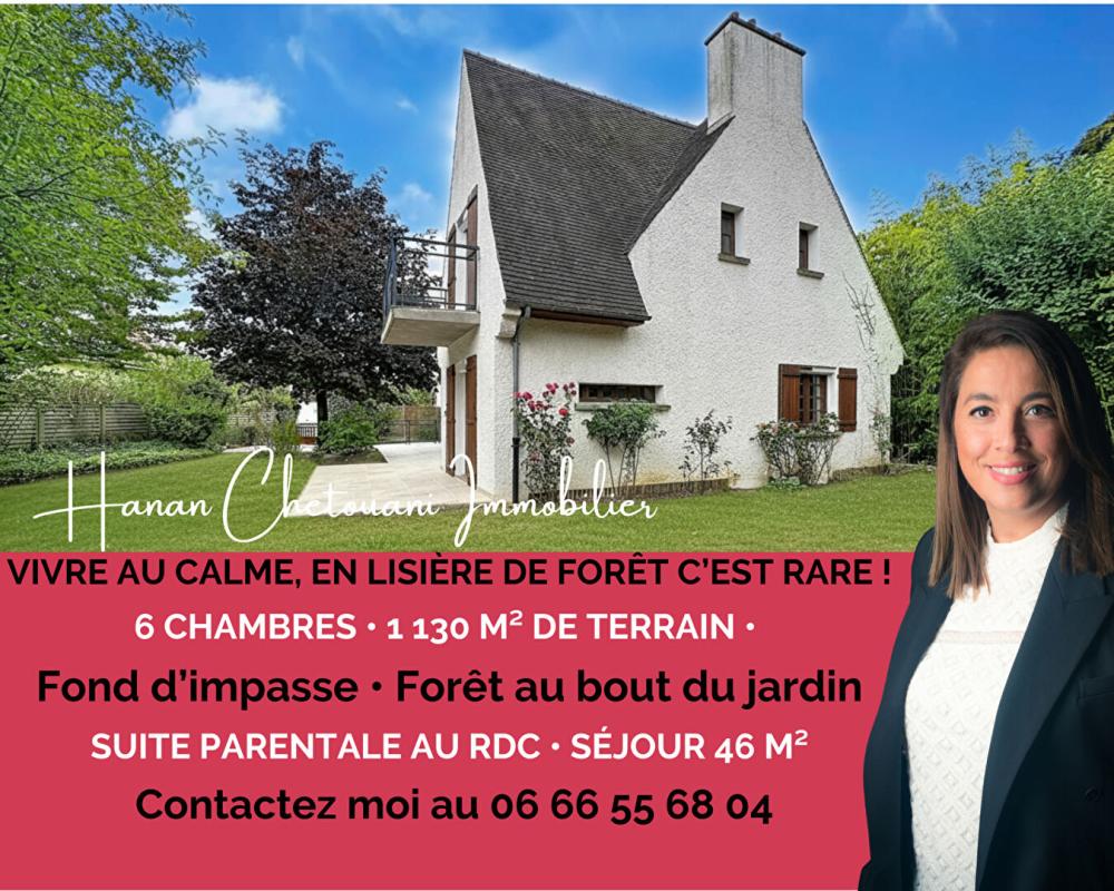 Vente Maison DOMAINE DE LA VALLÉE DE LA BIÈVRE  MAISON FAMILIALE EN LISIÈRE DE FORÊT, AU CALME ABSOLU Bievres