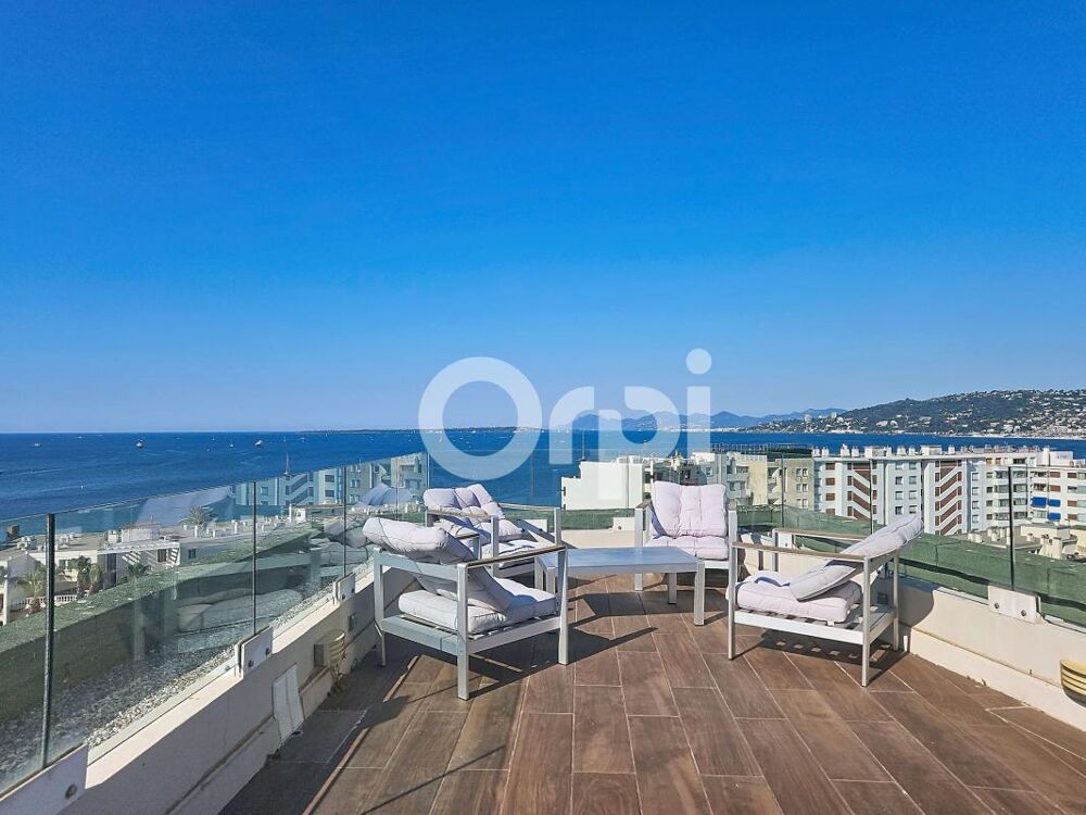 Vente Appartement Juan-les-Pins – Penthouse d'Exception en Dernier Étage avec Toit-Terrasse et Vue Mer à Couper le Souffle Antibes
