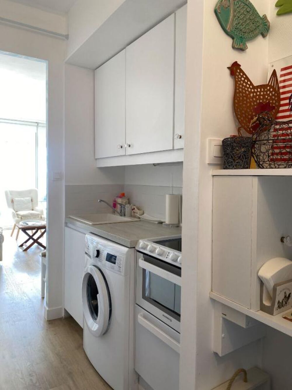 Face mer Appartement 1 pièce(s) 30m2 entierment rénové