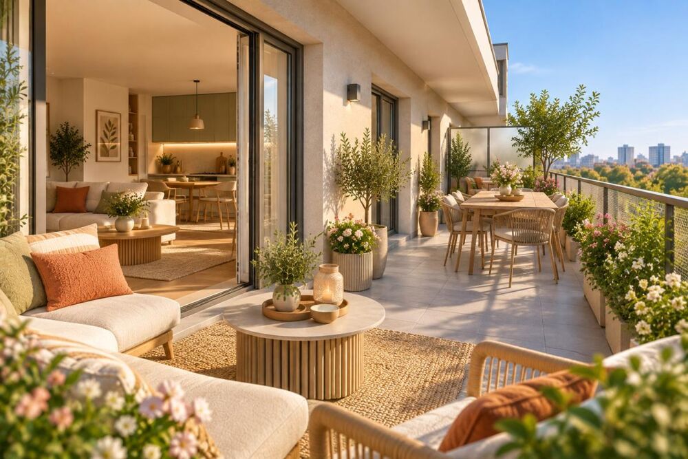 Superbe T4 avec grande terrasse baignée de lumière