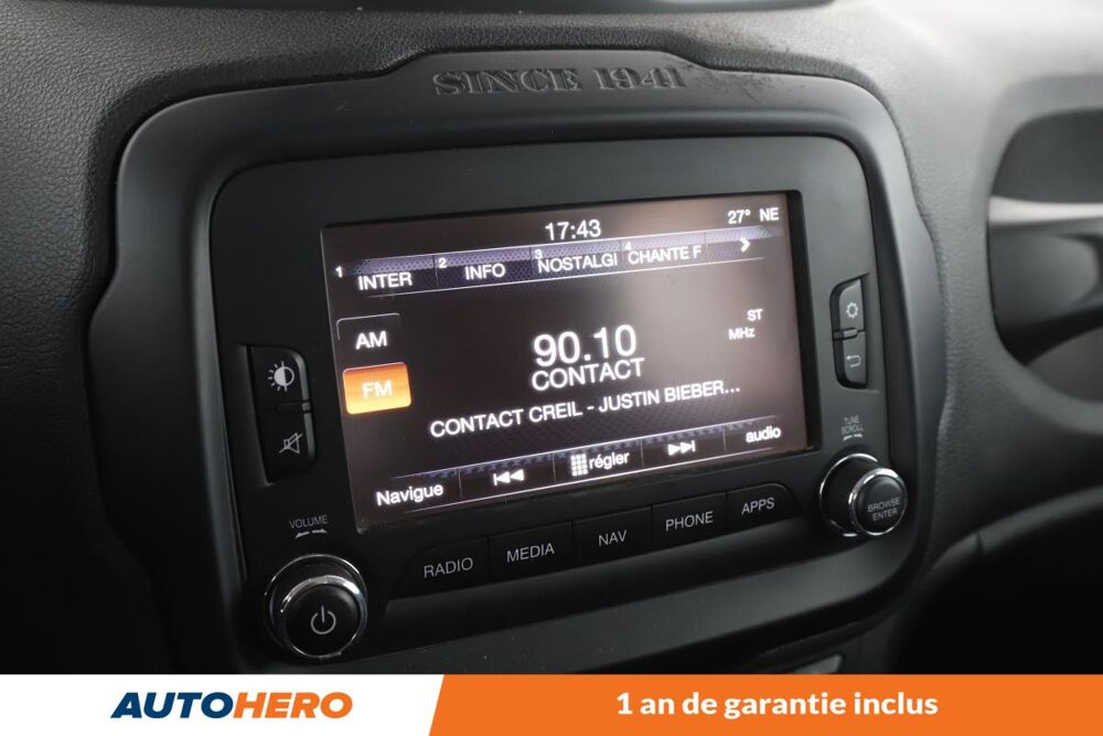Renegade 1.4 MultiAir Limited 140 ch 2018 occasion 92130 Issy-les-Moulineaux
