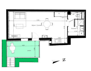  Appartement à vendre 1 pièce 34 m²