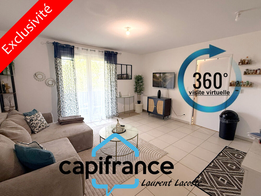 La Salvetat Saint Gilles (31) - Appartement à vendre 2 pièces 42 m² - parking - parfait état