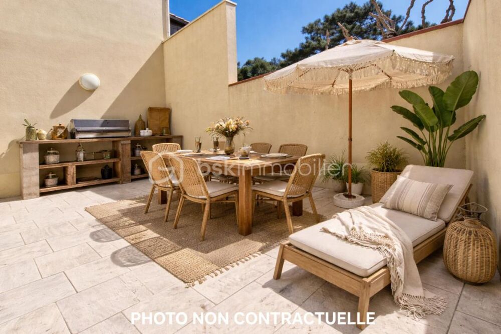 T2 avec terrasse 16 m² plein SUD sans vis-à-vis  À 2 pas de la plage !