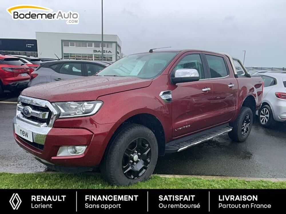 Ranger DOUBLE CABINE 3.2 TDCi 200 4X4 BVA6 LIMITED 2018 occasion 56850 Caudan
