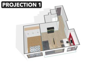  Appartement � vendre 2 pi�ces 44 m�