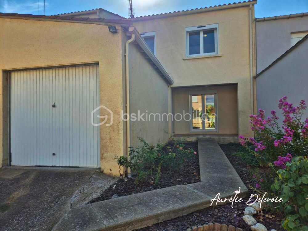 Maison familiale 3 chambres avec jardin piscinable et garage à Portiragnes