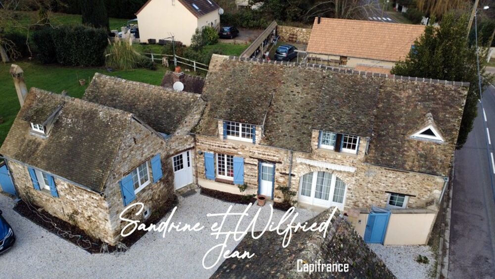 BRÉVAL 78980 - Propriété de caractère rénovée avec deux habitations indépendantes